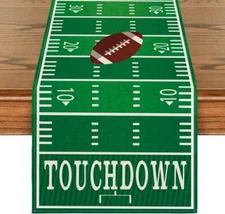Artoid Mode Touch Down American Football Court Table Runner 13x72 Inch