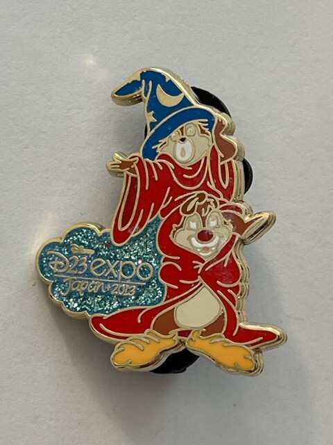 Japan D23 Expo Fantasia Sorcerer Hat Chip and Dale Fantasmic JDS