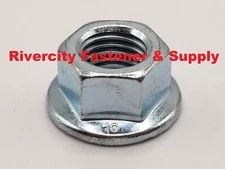 (10) M10-1.25 Nuts 10mm x 1.25 Serrated Flange Spin Wiz Lock Nuts M10x1.25 Nut