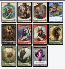 M13 Magic 2013 Tokens 10x Lots - MTG Magic: The Gathering