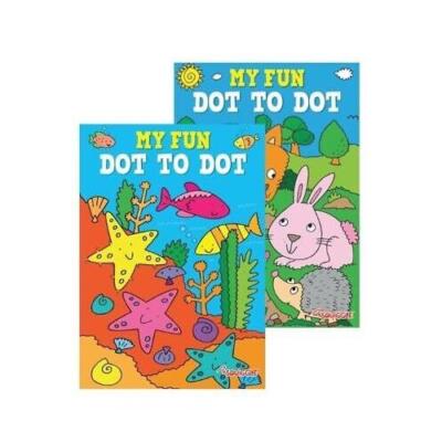 A4 Kinder Dot-to-Dot Bücher Spaß Aktivität Puzzle Malbücher Lernen