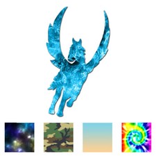 Pegasus Flying Horse - Vinyl Decal Sticker - Multiple Patterns Sizes - ebn944