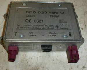 AUDI A4 A3 B8 8P FREISPRECHEINRICHTUNG TELEFON VERSTÄRKER MODUL 8E0035456D