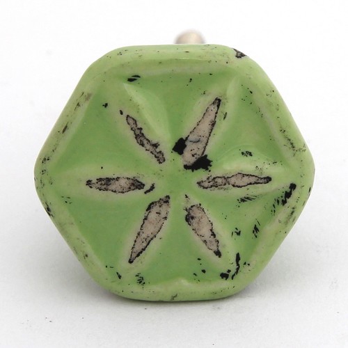 Small chic cupboard door knobs handles drawer pulls. Ceramic knobs and glass - Picture 27 of 109