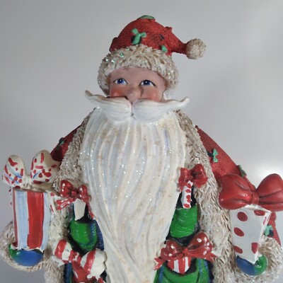 Kurt Adler Whimzels ''Eleven Bundles'' Santa Christmas Figurine  by M Noiset