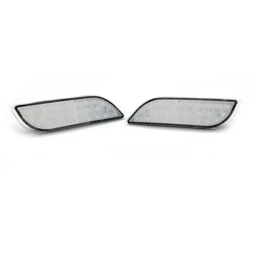 2x Clear Lens LED Rear Bumper Reflector Stop Reverse Brake Light Fog Lamp For 2013-2015 XV Crosstrek