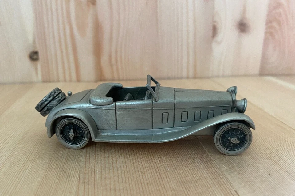 De colección Danbury Mint Inglaterra Peltre CABRIOLET 1932 DELAGE Coleccionable Foto 2 de 4