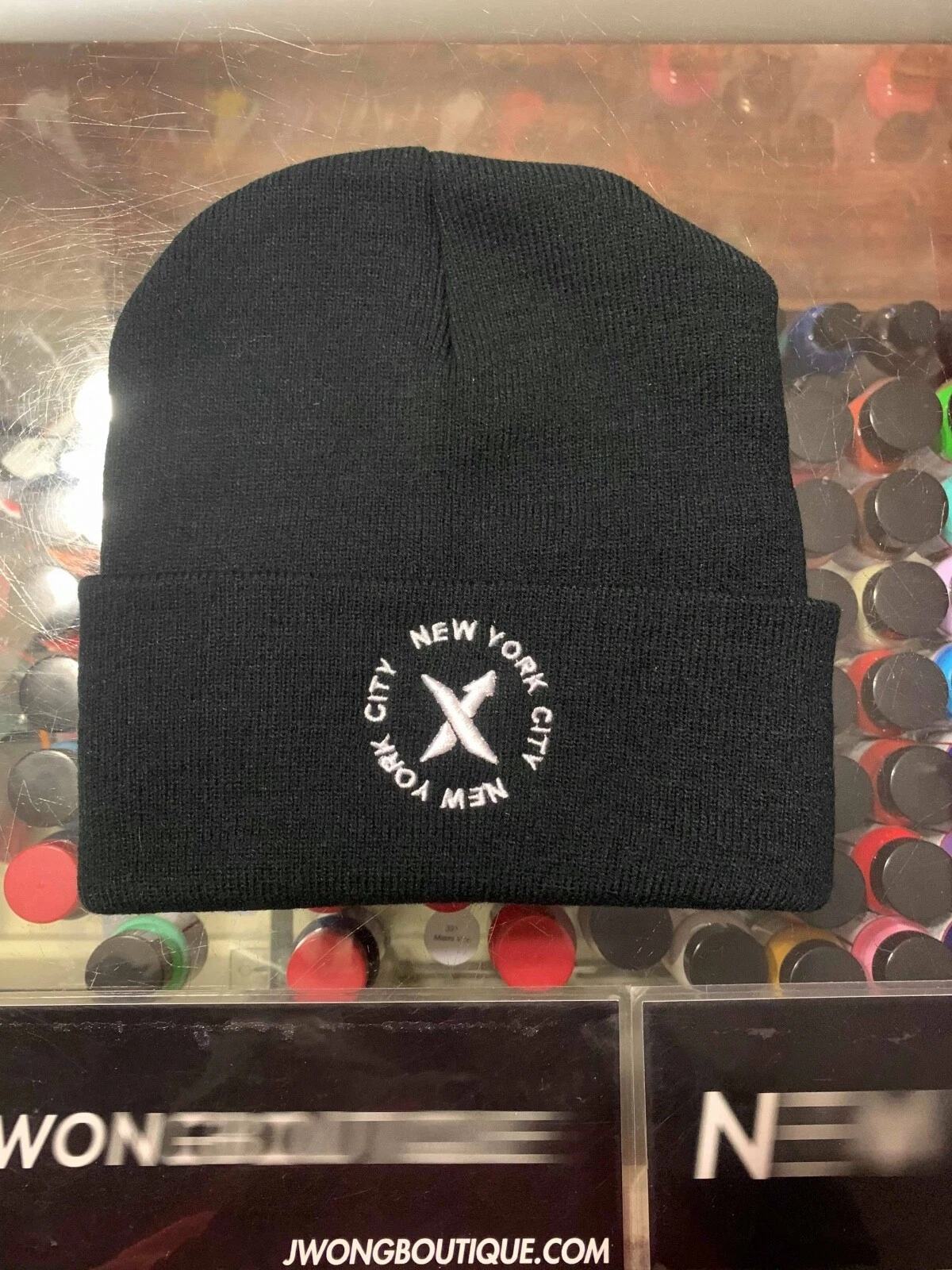 Bonnet noir Stock X New York City 2020