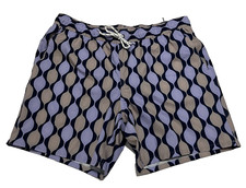 GEORGE Men Swim Trunk Shorts Lavender Tan Sunrise XL 40-42 NEW TAG