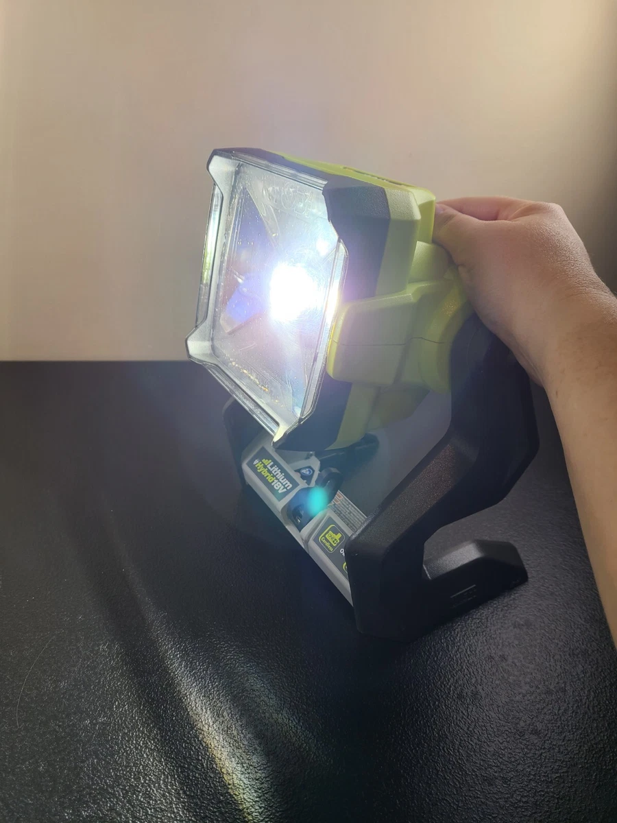 Ryobi P721 One Flat Standing LED Work Light Green Grey TOOL