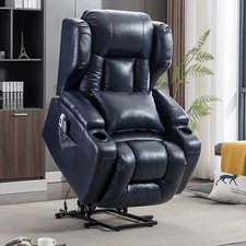 Power Lift Recliner Chair Electric Vibration Massage Recliners for Living Room