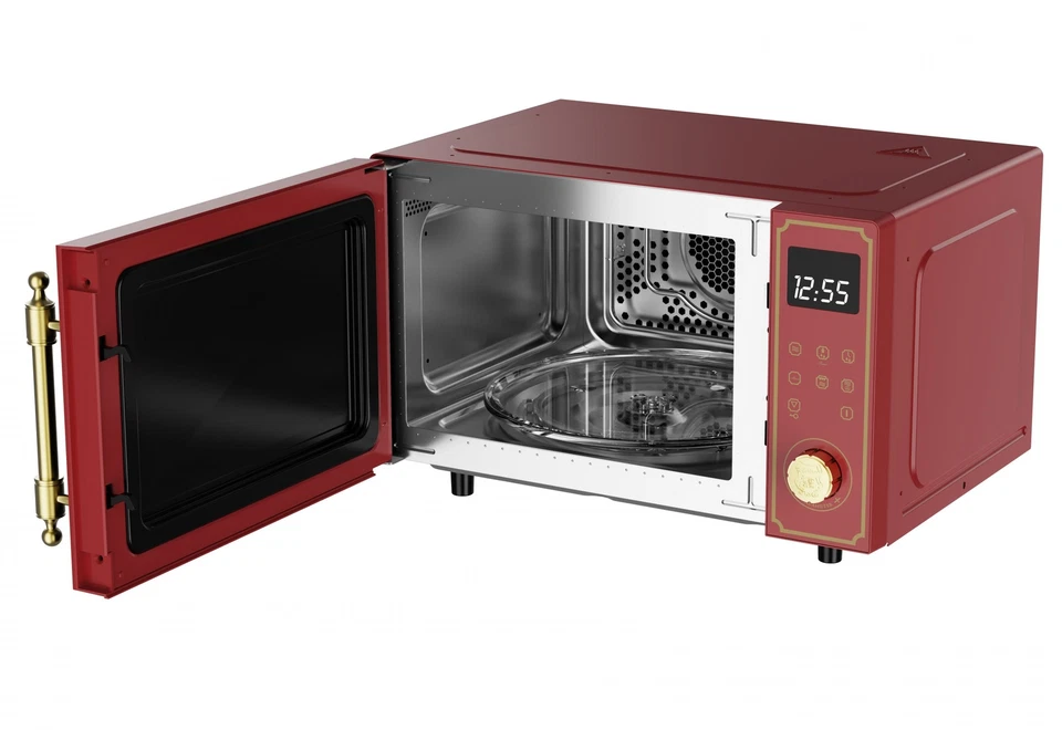 Kaiser Empire M 2530 RotEm Retro Mikrowelle Mikrowellenherd mit Heißluft Grill  - Bild 3 von 4