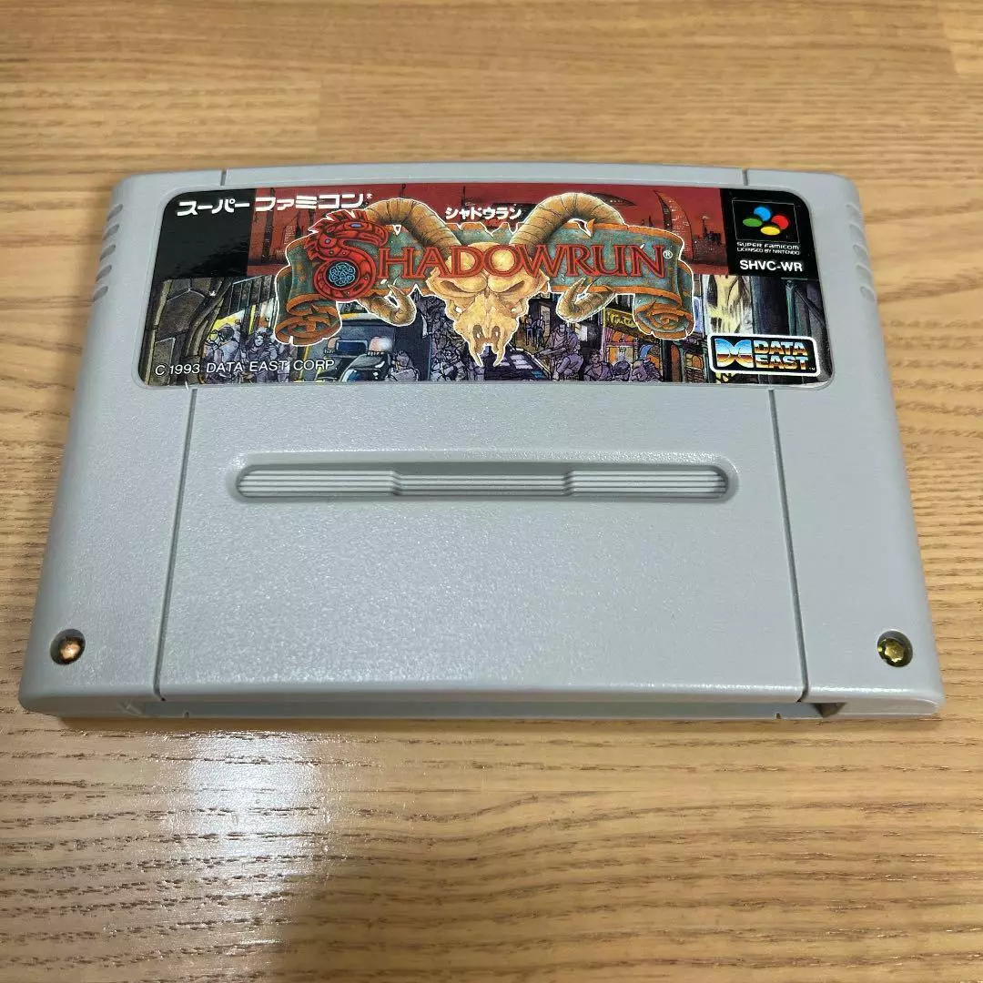 Used Data East 1993 Shadowrun Nintendo Super Famicom SNES FC