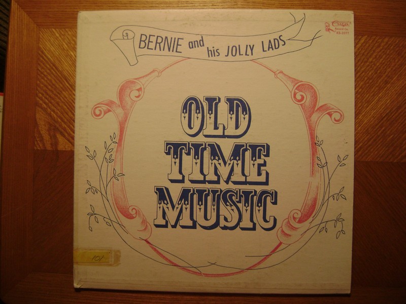 CUCA LP RECORD/ BERNIE + JOLLY LADS/OLD TIME MUSIC/ KS-2077 STEREO/ VG+ VINYL