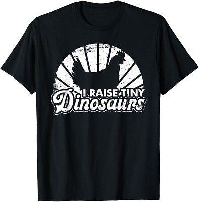 Funny Chickens Tiny Dinosaur Art For Men Women Chicken Lover Gift Unisex T-Shirt