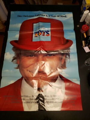 Toys Original  One-Sheet Movie Poster Double- Sided, Robin Williams, 1992(181f)