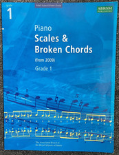 Piano Scales & Broken Chords 2009 Grade 1 ABRSM - Excellent Condition