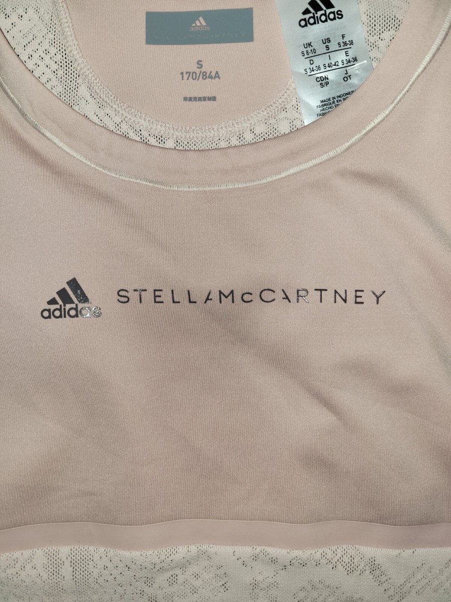 Adidas x Stella McCartney Ice Pink Loose T-Shirt FK9737 Womens