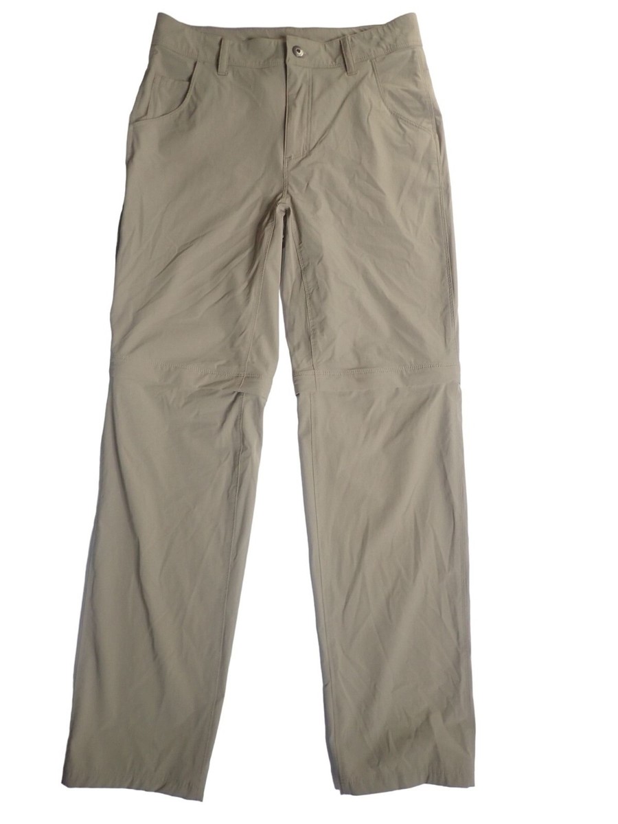 Eastern Mountain Sports Men Pants 30 32 Convertible Zip off Tan Nylon Hiking  | eBay