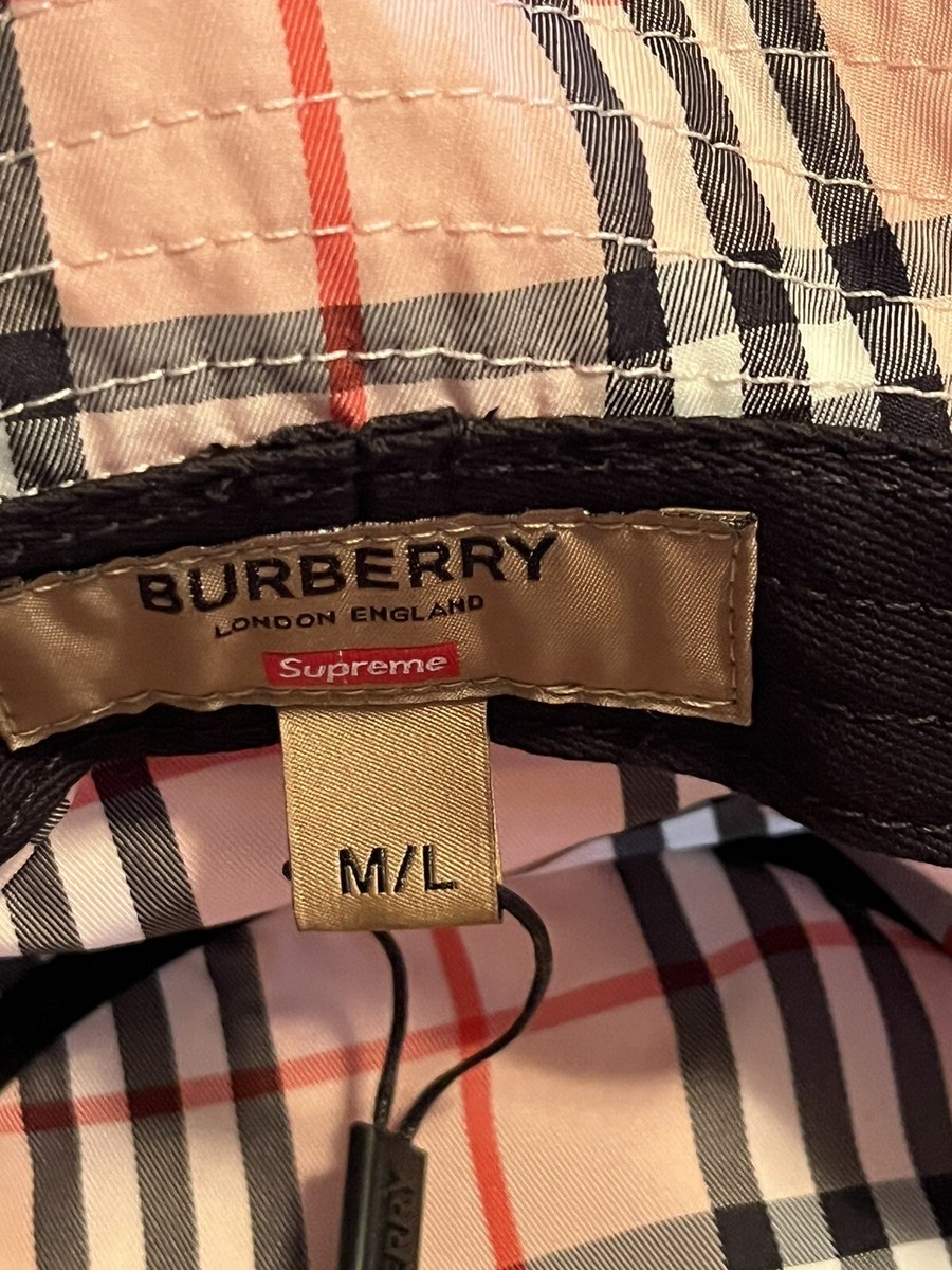 SUPREME 2022 SS BURBERRY CRUSHER M/L PINK OG ALL BRAND NEW IN HAND