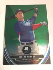2013 Bowman Platinum Albert Almora Jr Green Parallel Insert /399