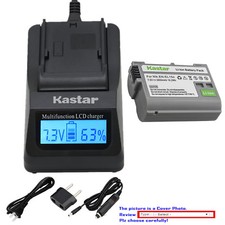 Kastar Battery LCD Fast Charger for Nikon EN-EL15a MH-25a Nikon Z6 Z 6 4K UHD