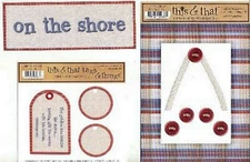 ON THE SHORE 10 Die Cut Embellishments - My Mind's Eye This & That Sets SALE