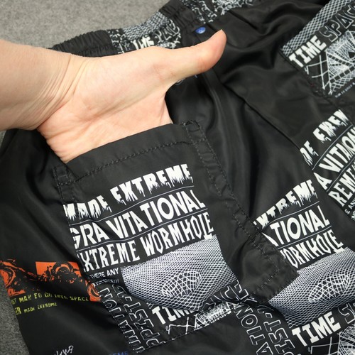 Shein Sci-Fi Gravity Space Time Stephen Hawking Windbreaker Jogger Pants Youth S - Picture 9 of 17