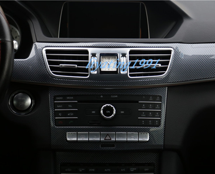 Carbon Fiber Car Interior Kit Cover Trim For MercedesBenz E CLASS W212