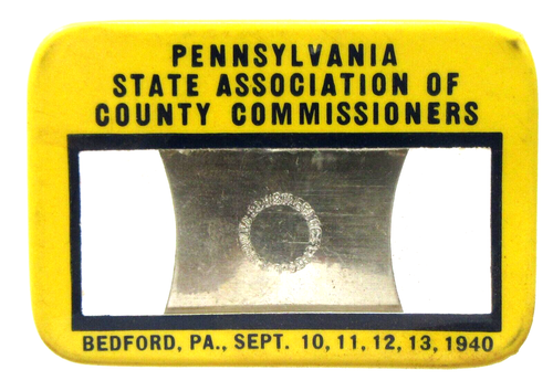 Pennsylvania 1940 Fishing License Pin