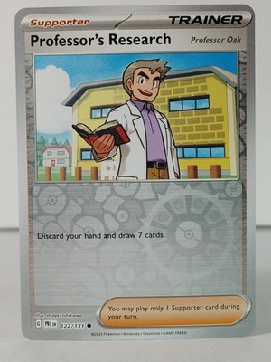 Professor's Research  -  Reverse - Prismatic Evolutions #122 - Pokemon -U pick