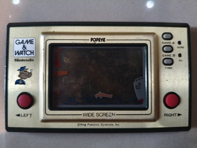 1981 Nintendo Wide Screen Game & Watch Popeye Japanese For Part Or