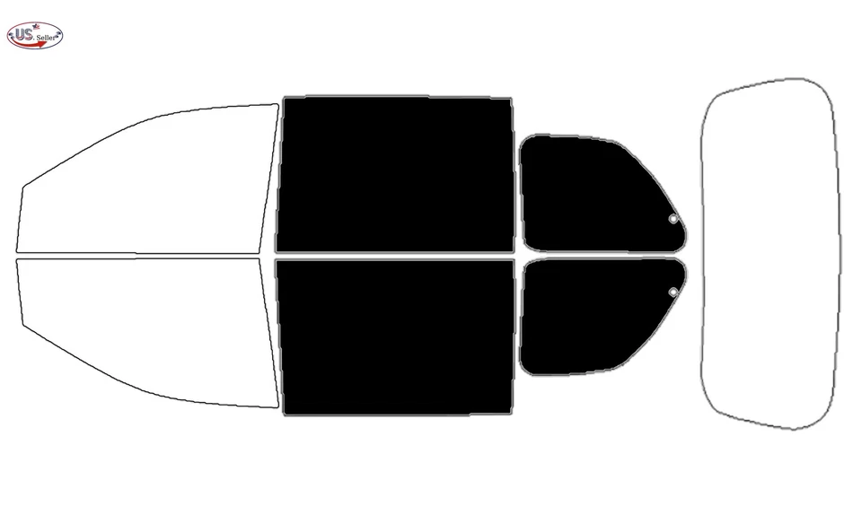 Computerized Custom PreCut 2Ply Window Tint Film Kit For 00-06 Mazda MPV - Image 3 of 4