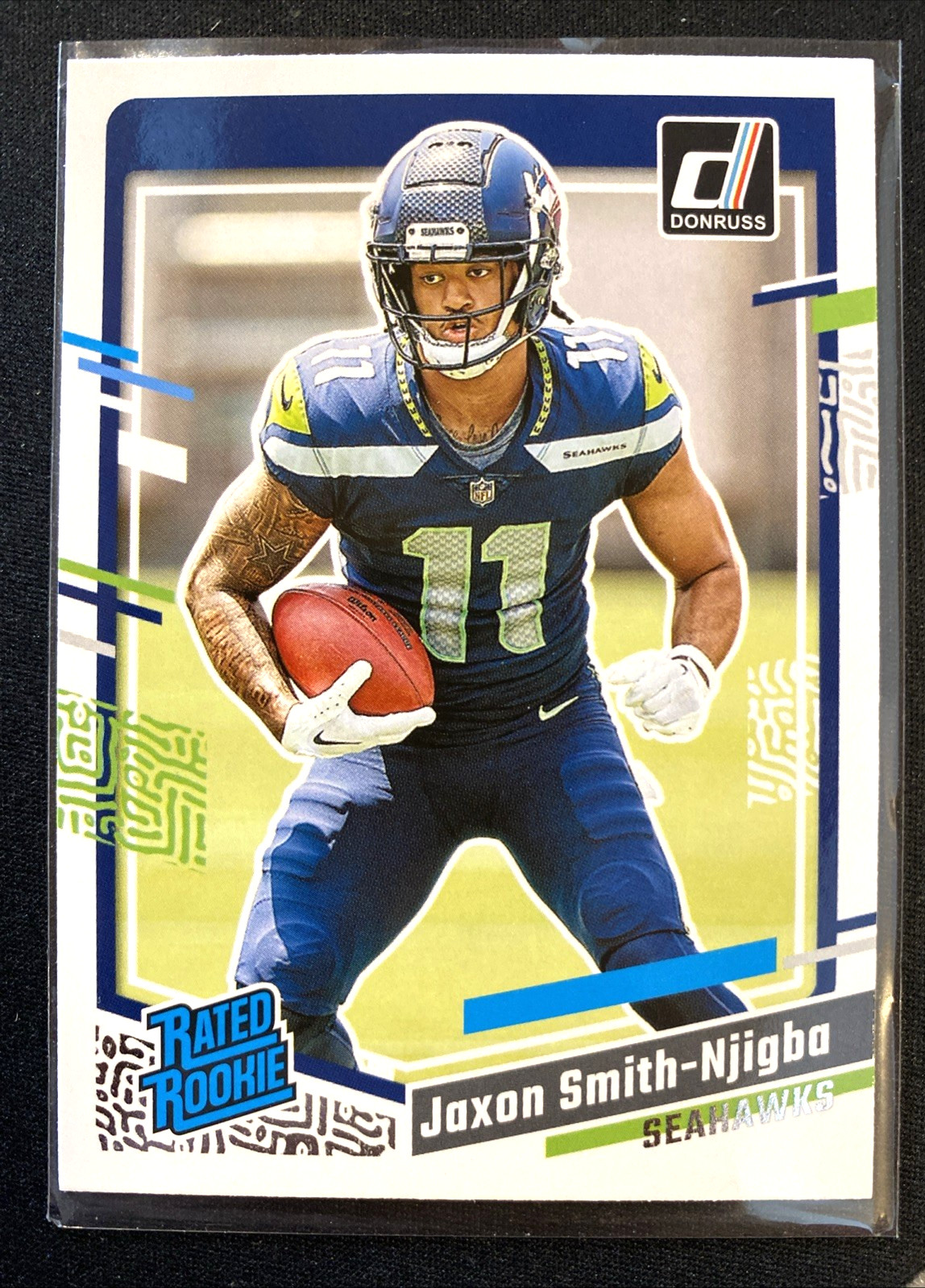 2023 Donruss Rated Rookie Jaxon Smith-Njigba Rookie Seattle Seahawks #390