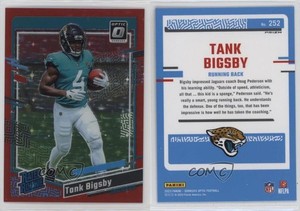 2023 Panini Donruss Optic Rated Red Stars Prizm Tank Bigsby #252 Rookie RC