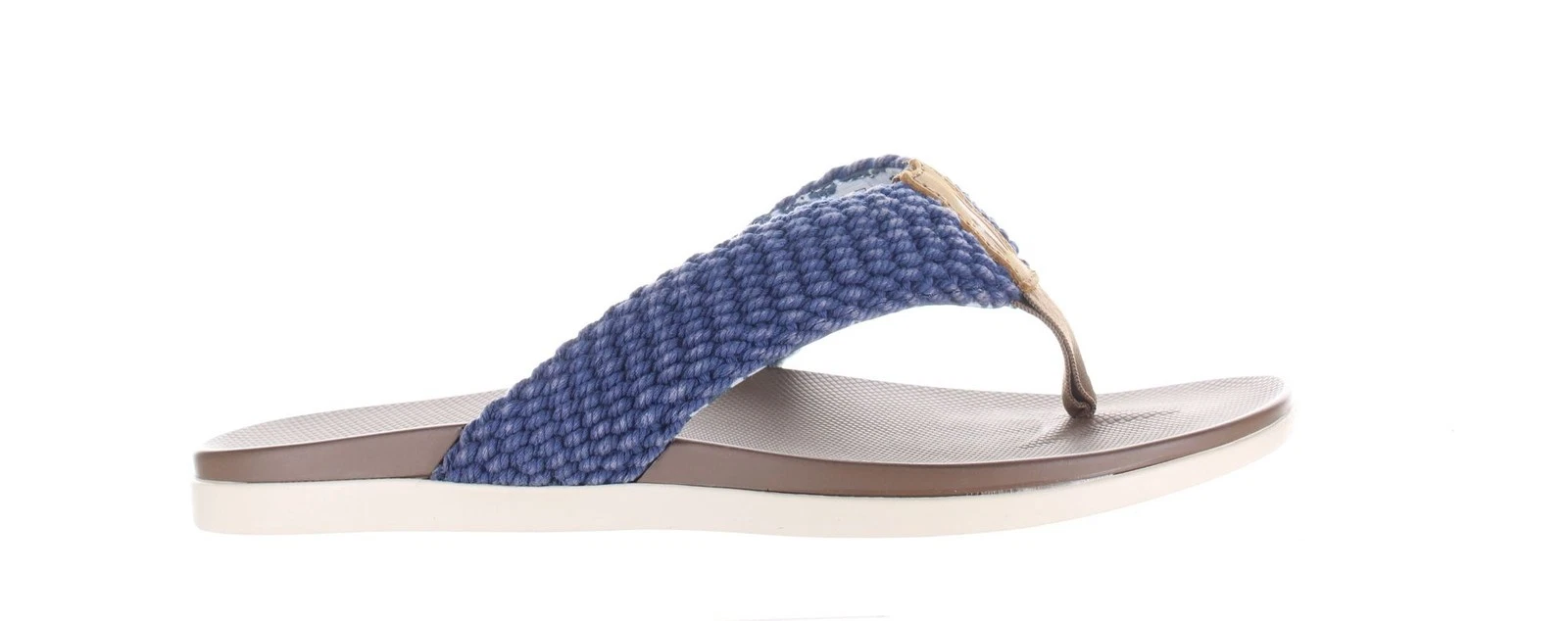 Johnnie-O Mens Windward Blue Flip Flops Size 8 (7782497)