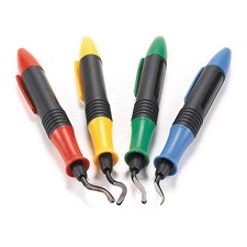 SHAVIV 154-29144 Deburring Tool Set,HSS,w/E111 Blade 45JE01