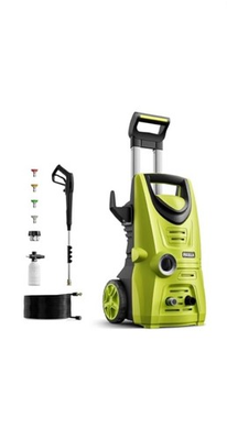#ad PikulLA Electric Pressure Washer 2030 PSI 4 Nozzles Tips 26 FT Hose Green $120.00