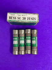 BUSS SC-30 Fuses 30A, 300V  Lot of 4 