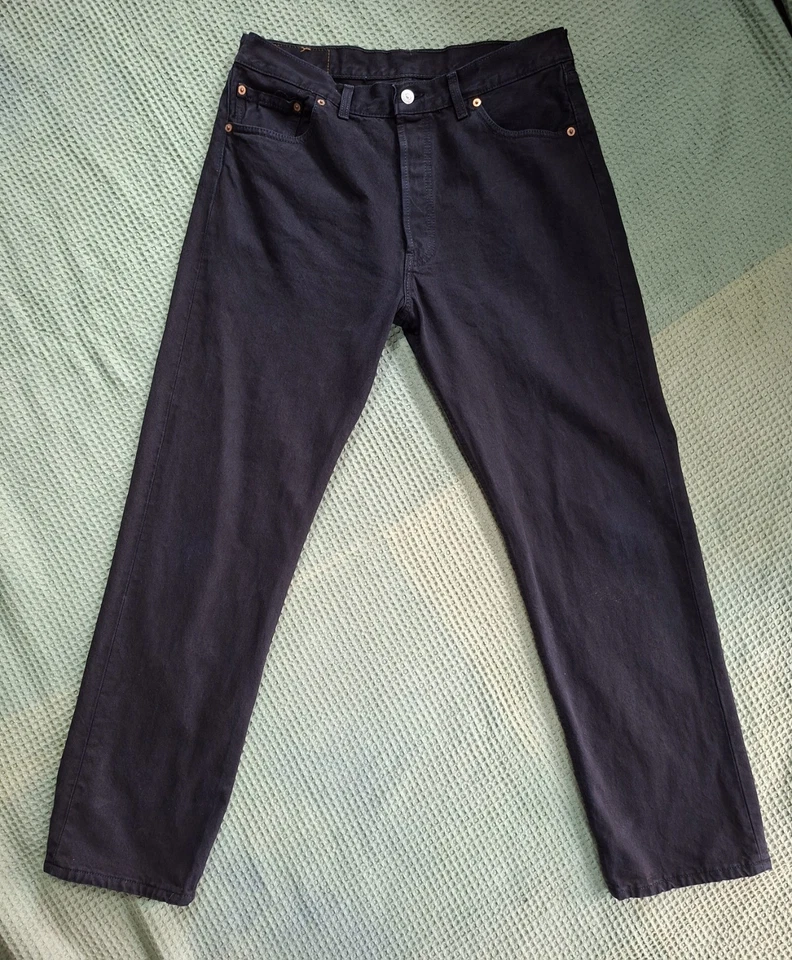 Vintage Levi’s 501 | Men’s | W33 L36 | Faded Black | Straight Leg Jeans, photo 1 of 5
