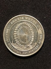 Columbian Exposition, C.W.G. Ferris, Ferris Wheel Medal, Eglit #20