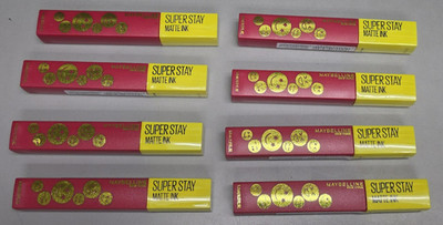 8X Maybelline Super Stay Matte Ink Liquid Lip Color, Motivator #450-8 lip color