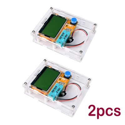 LCR-T4 M328 Transistor Tester ESR Meter Diode Triode Capacitance ESR 2pcs
