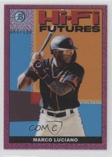2022 Bowman Hi-Fi Futures Mega Box Pink Mojo Refractor 80/199 Marco Luciano 0a3b