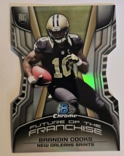 2014 Bowman Chrome Future Of The Franchise Die-Cut Minis Brandin Cooks RC #FF-BC
