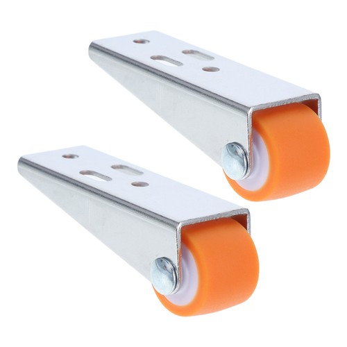 2 Pcs Wooden Door Pulley Sliding Closet Bottom Guide Barn Hardware Wheel