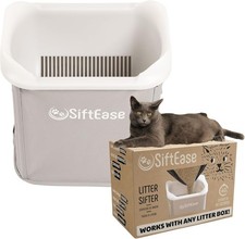 Cat Litter Sifter SiftEase Litter Box Sifting Fast Scoop Free Cleaning Large