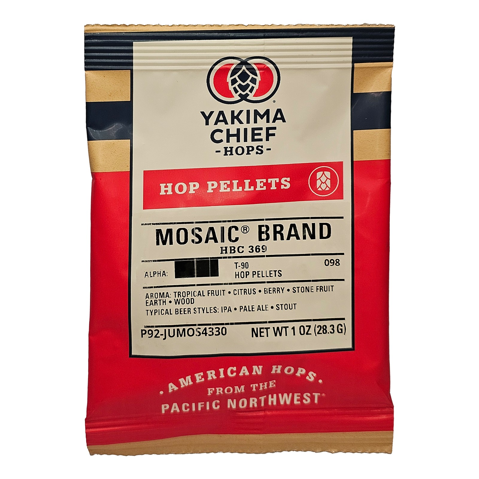 Mosaic Hop Pellets 1 oz for Home Brew Beer Making
