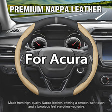For Acura 2pcs Segmented Steering Wheel Cover Ultra-thin Breathable Anti-slip