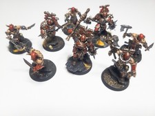 Khorne warband - Age Of Sigmar, Members of the Gorblade Warband, Well Painted